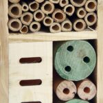 Wooden insect nesting hotel – Beige - Image 4