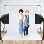 Fabric photography backdrop – 1.5*2.1m – White - Image 7