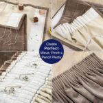 Pencil-pleat curtain heading tape – White - Image 3