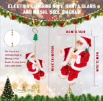 Jolly Climb Santa Decoration — product image 2