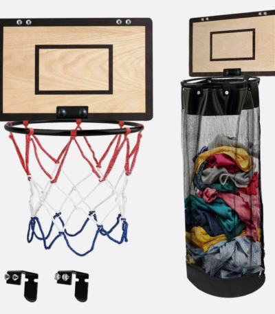 Laundry Basketball Hoop Hamper — product image 1