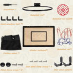 Laundry Basketball Hoop Hamper — product image 2